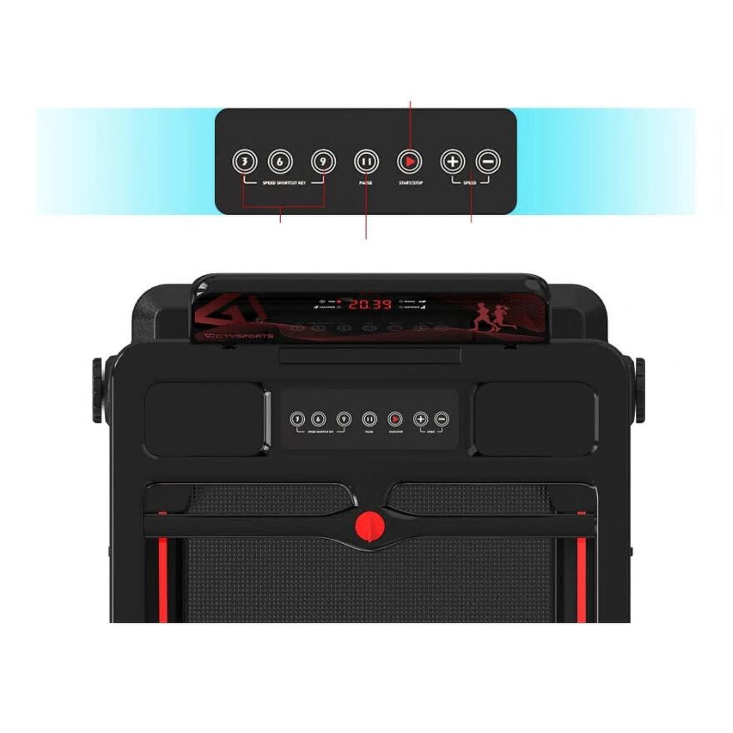 Tapis de Course Pliable CITYSPORTS